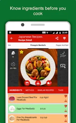 Japanese Food Recipes Offline, Cookbook, Cuisine android App screenshot 2