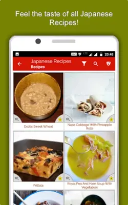 Japanese Food Recipes Offline, Cookbook, Cuisine android App screenshot 3